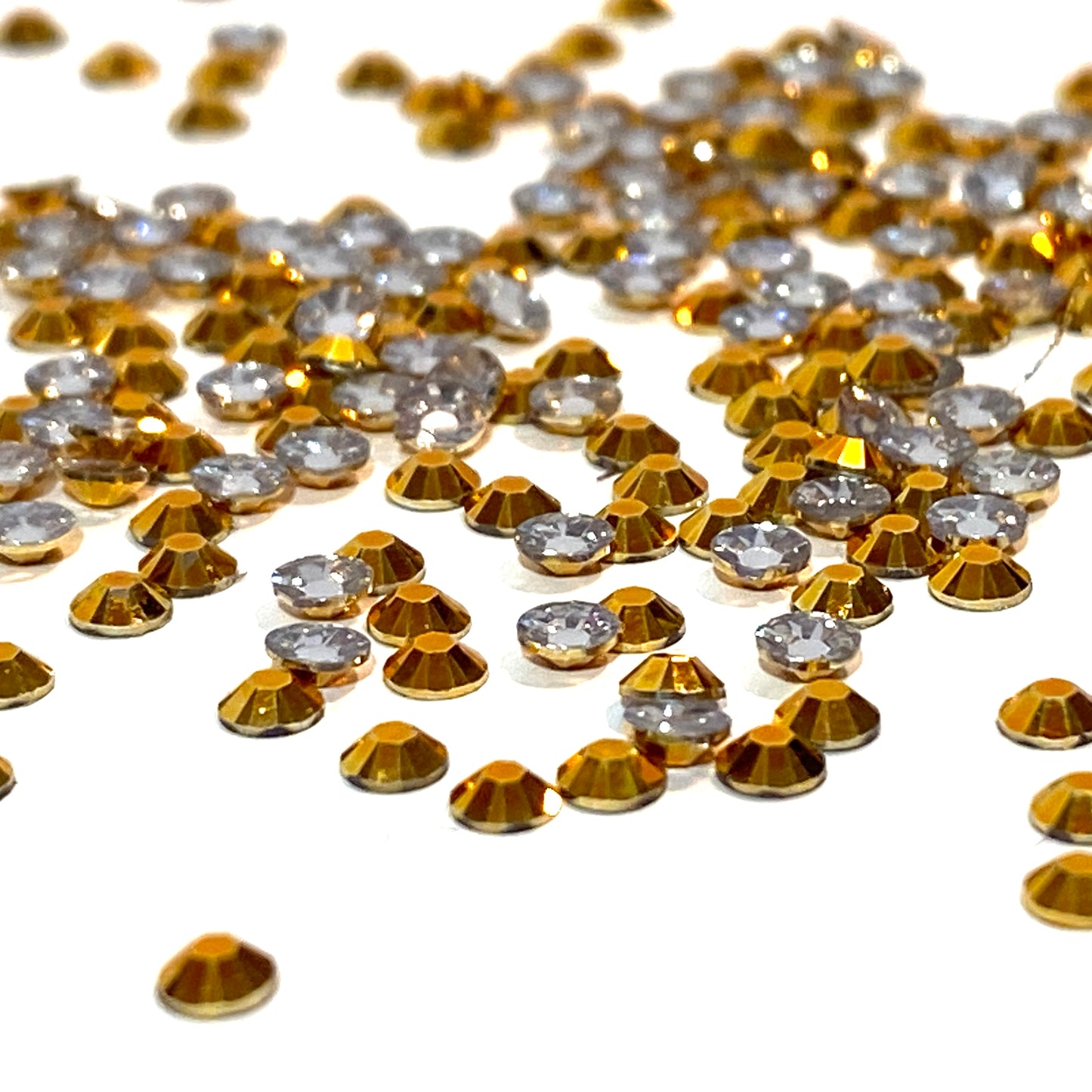 Strass stenar Guld