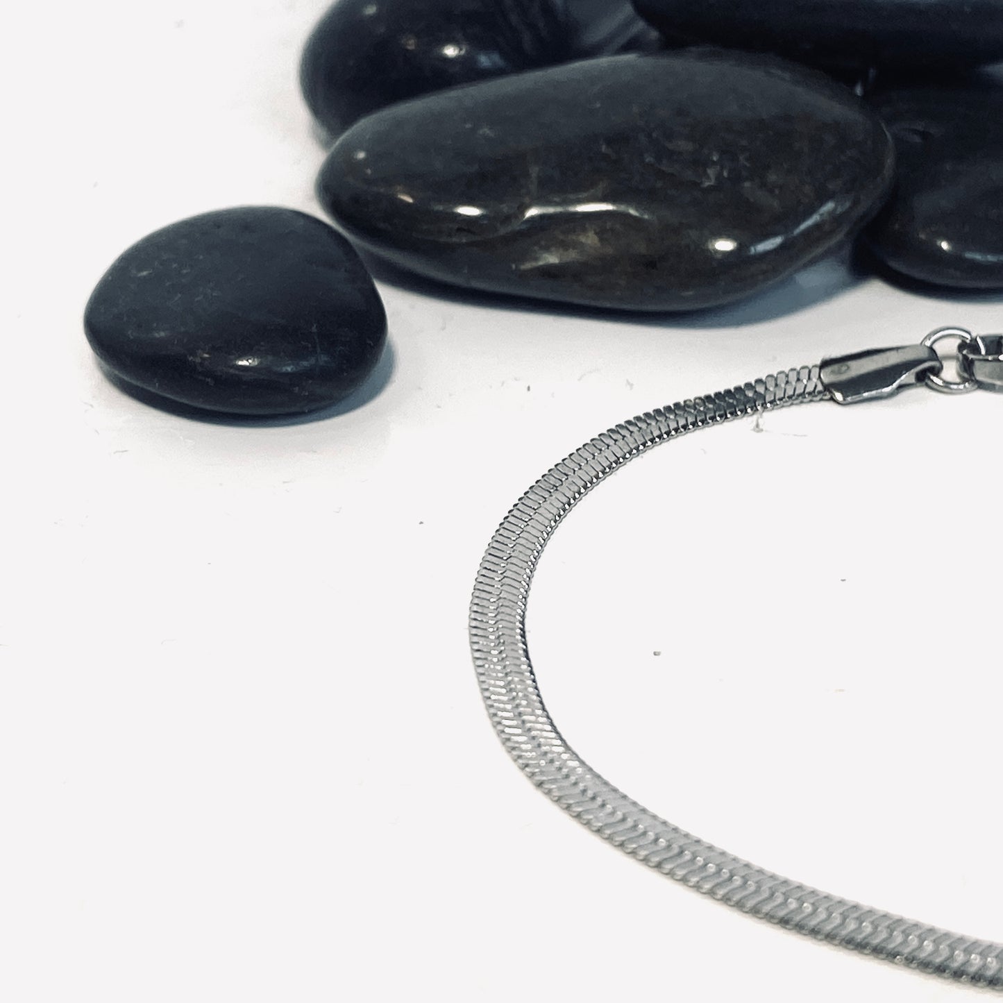 Armband platt orm kedja