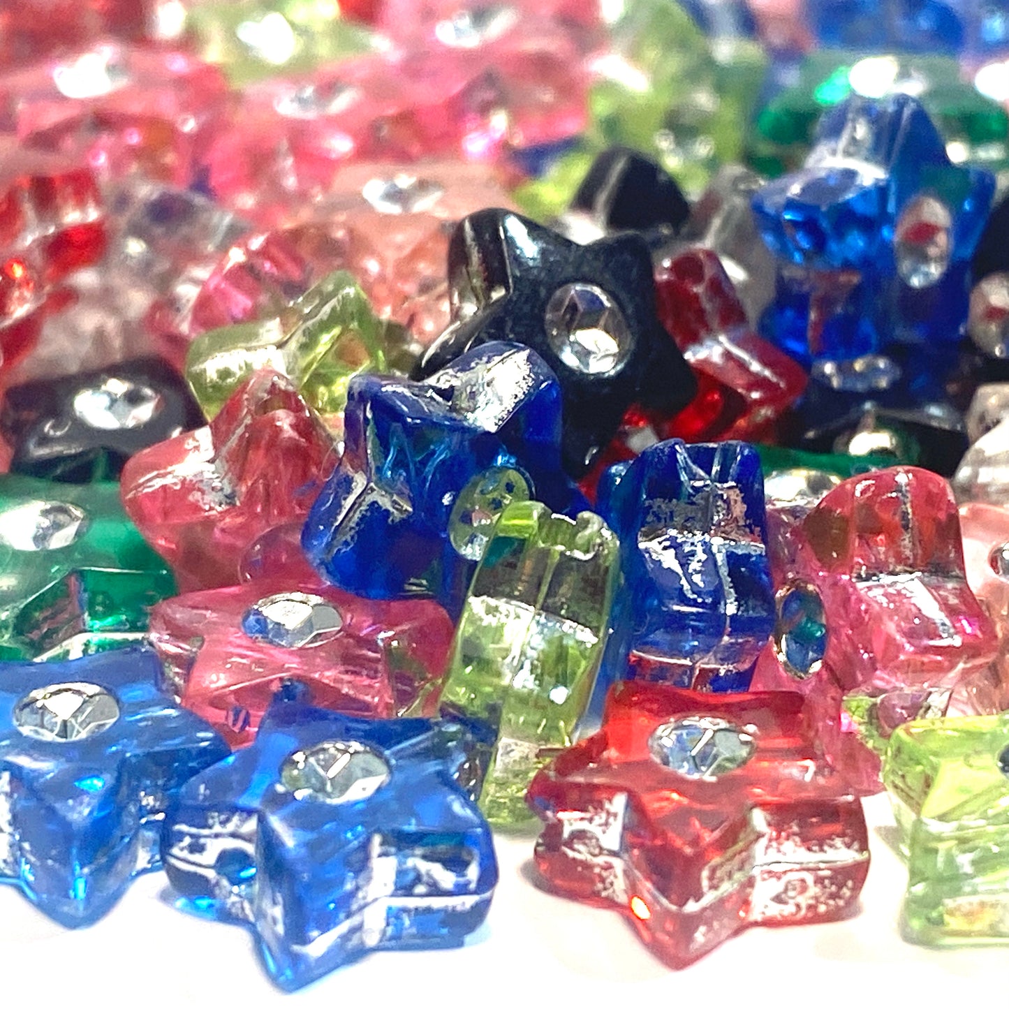 Acrylic Beads Stars