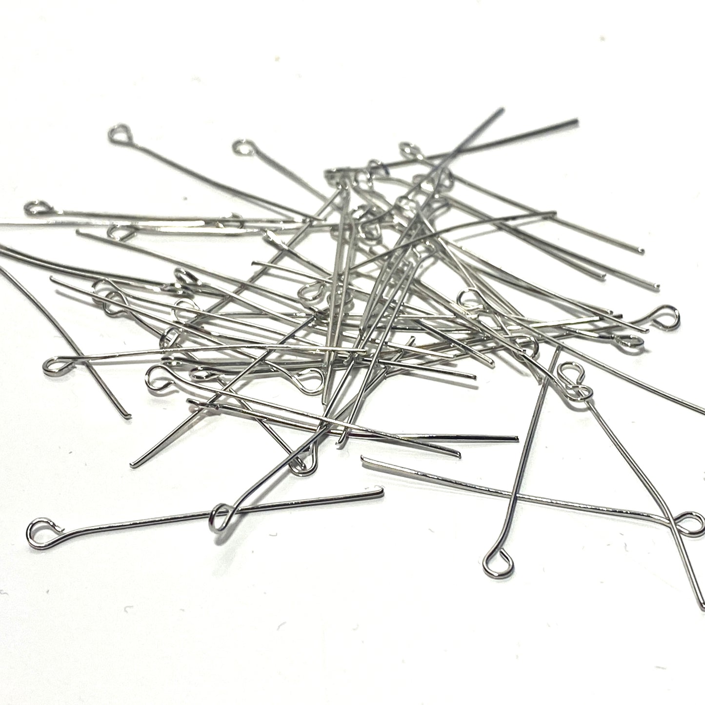 Silver eye pins