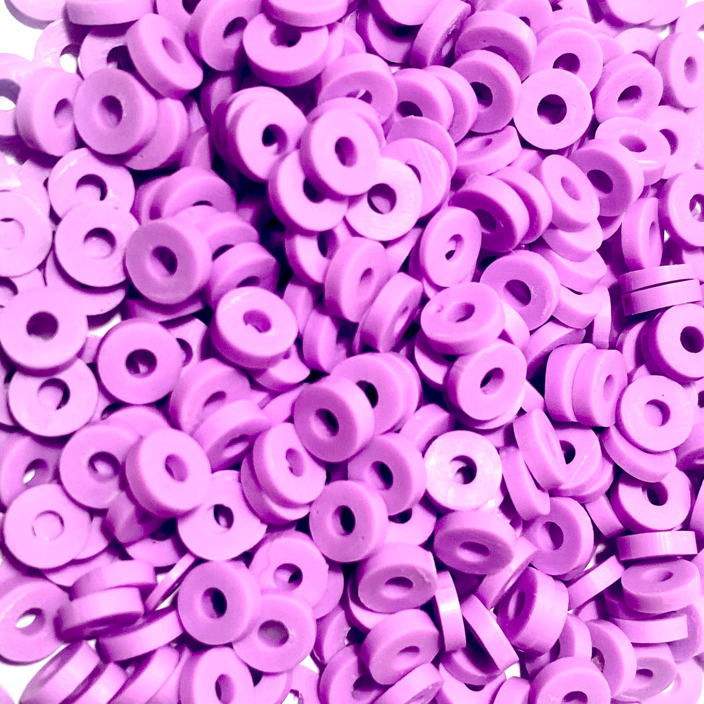 Heishi beads Purple 4mm