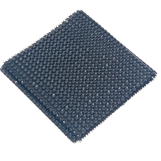 Ribbon black with rhinestones