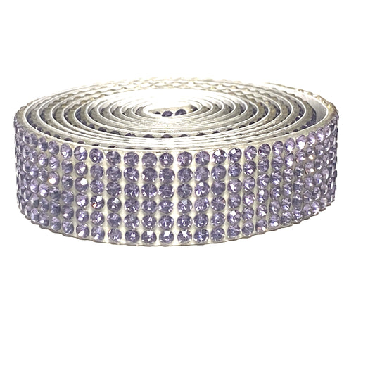 Rhinestone tape Purple