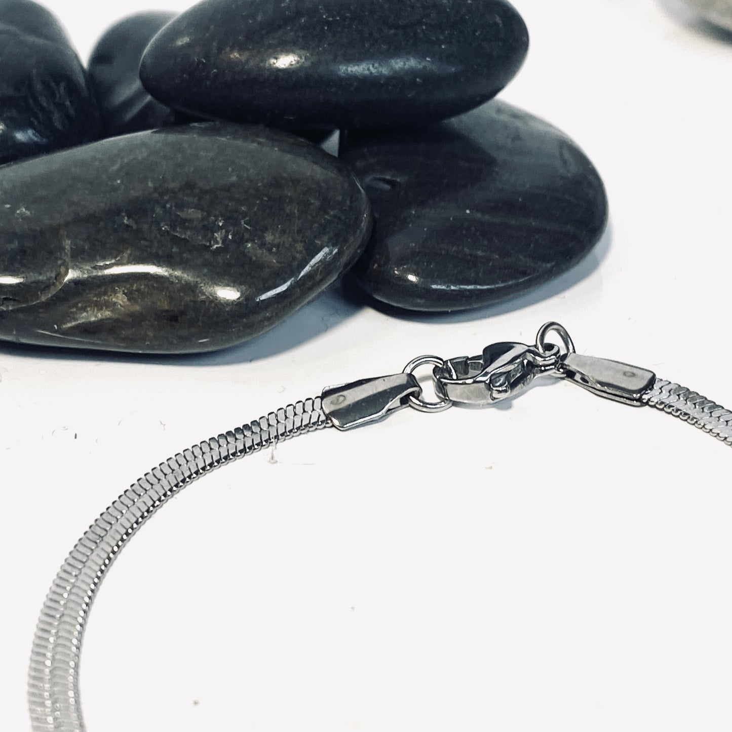 Armband platt orm kedja
