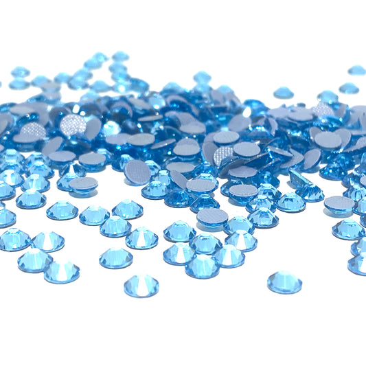 Rhinestones Aguamarine Hot fix