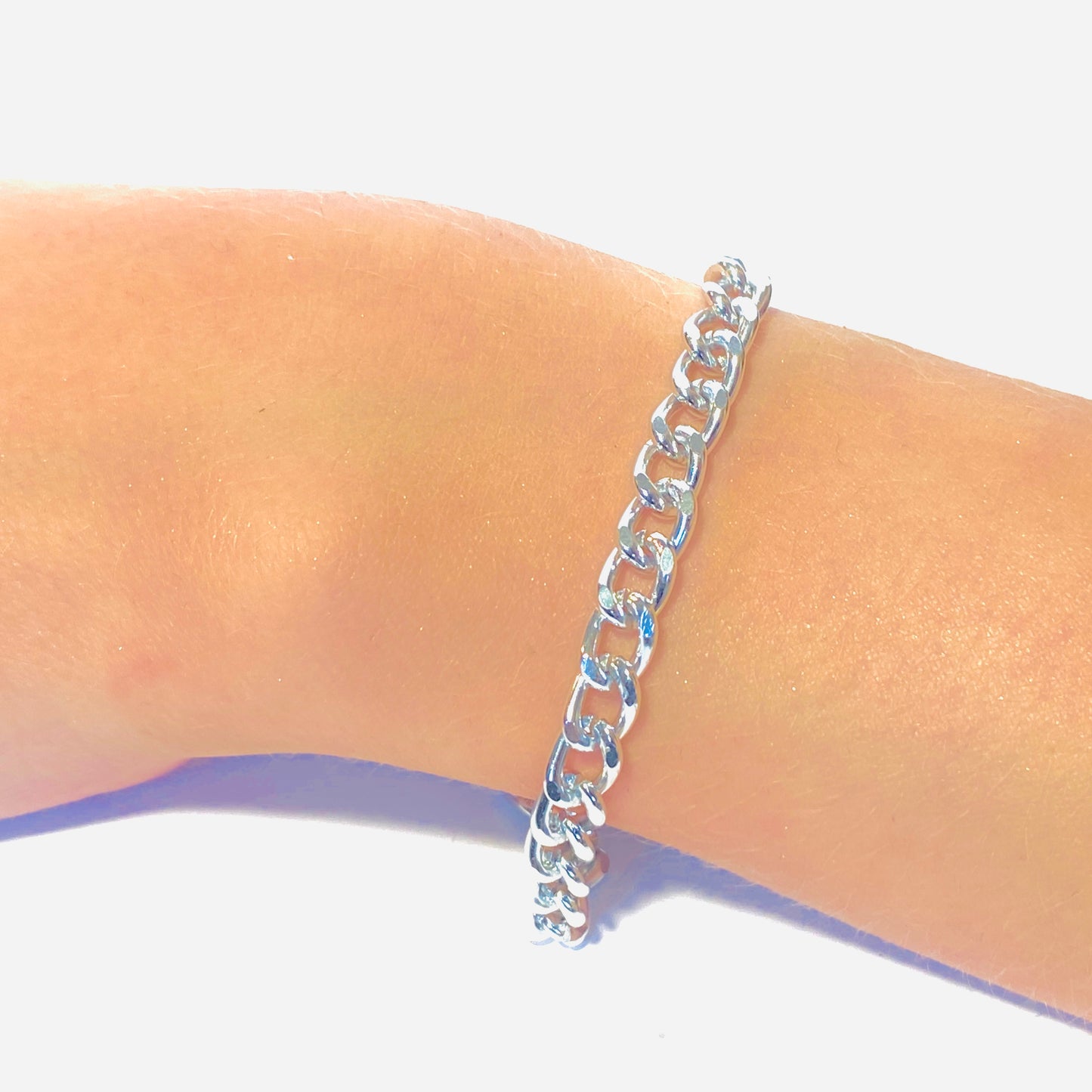 Armband kedja platinum