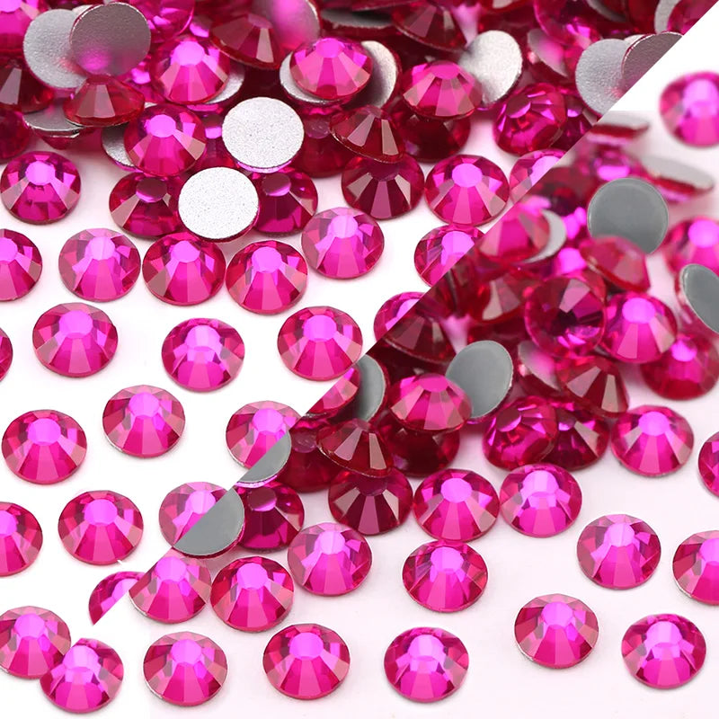 Strass stenar cerise