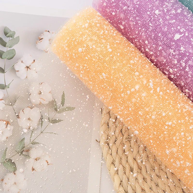 Glitter tyll tyg