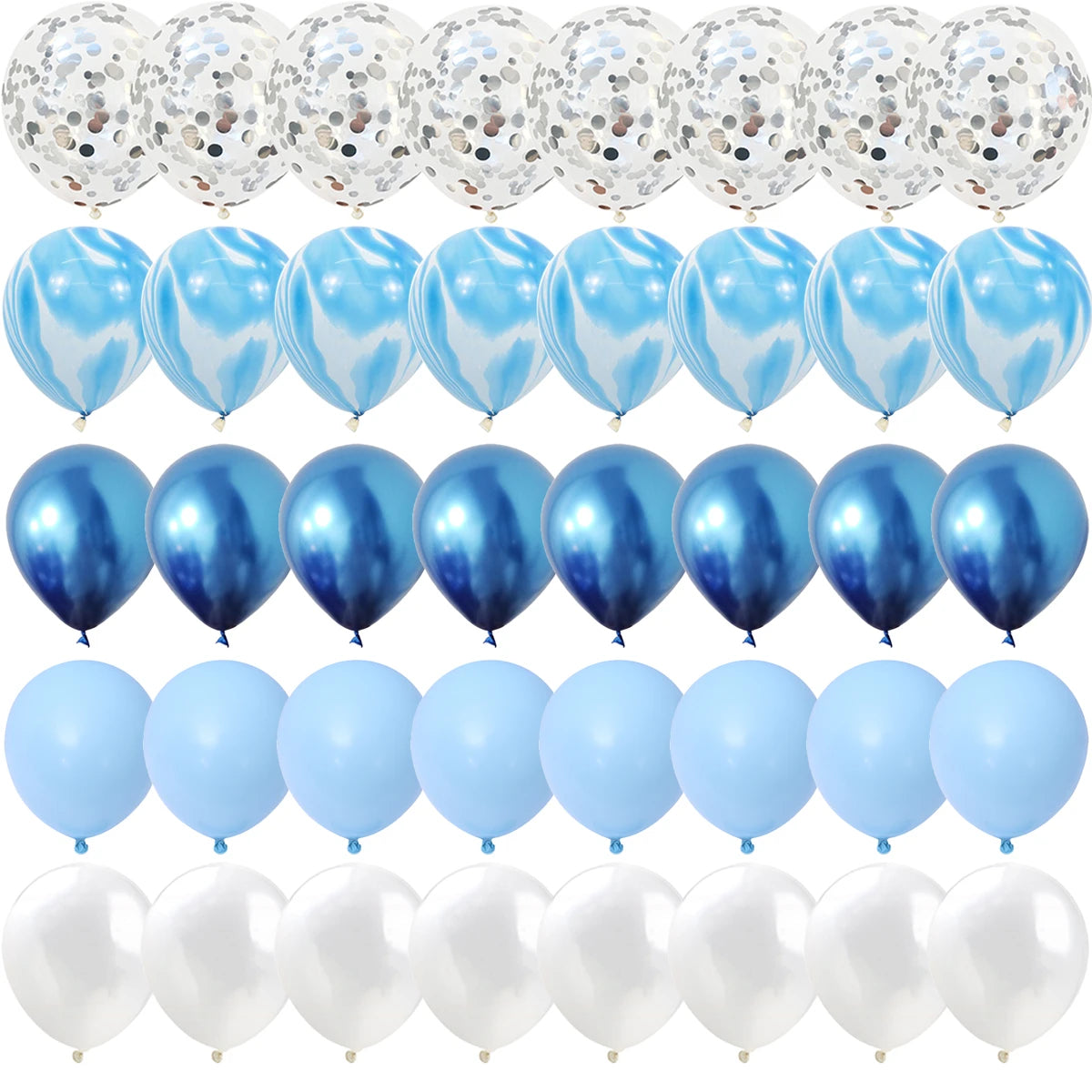 20-40st ballong paket olika färger