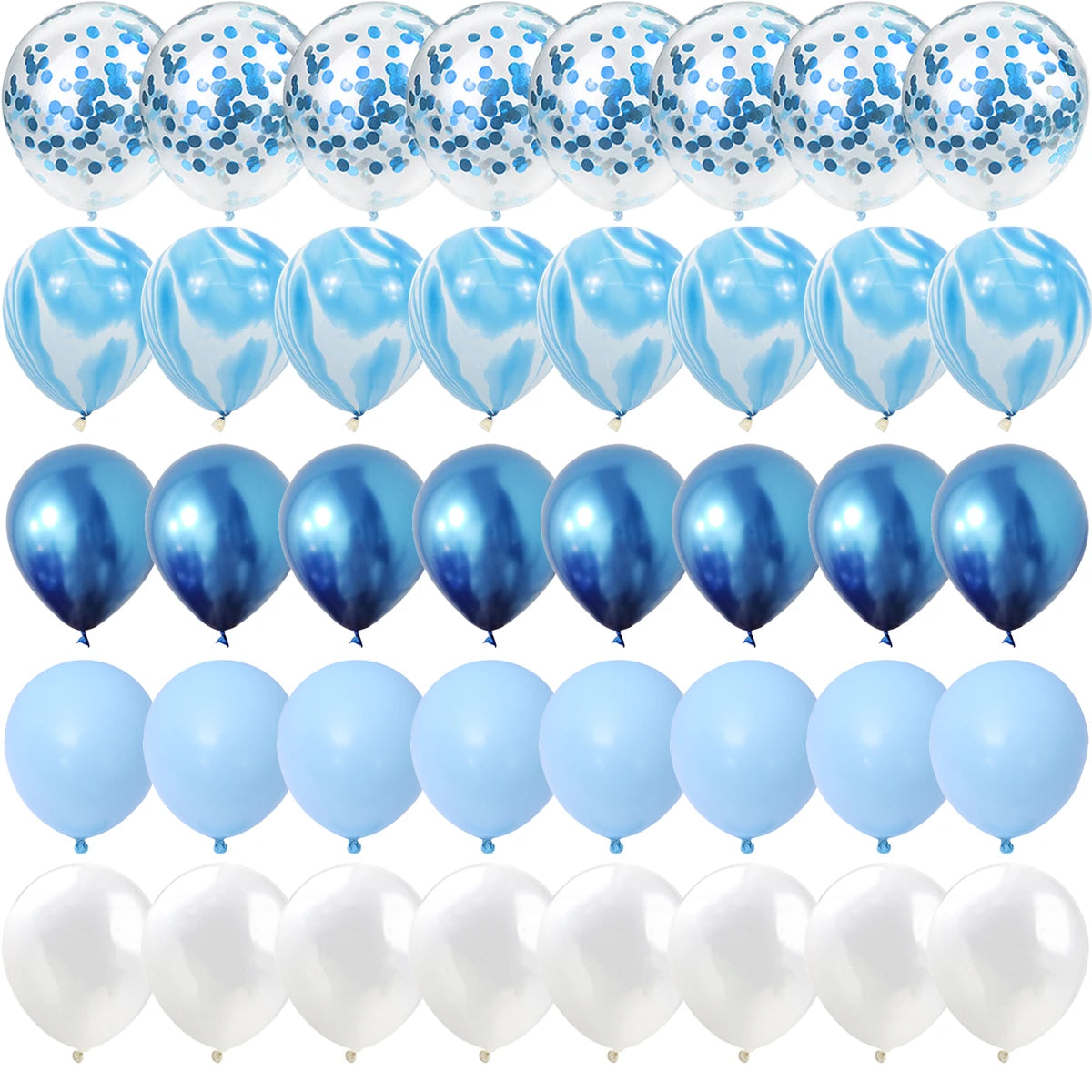 20-40st ballong paket olika färger