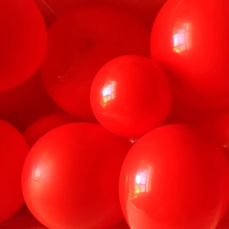 Candy color stora Latex Ballonger