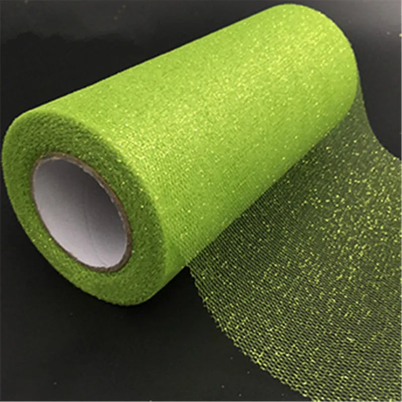 Tulle shiny fabric 22m
