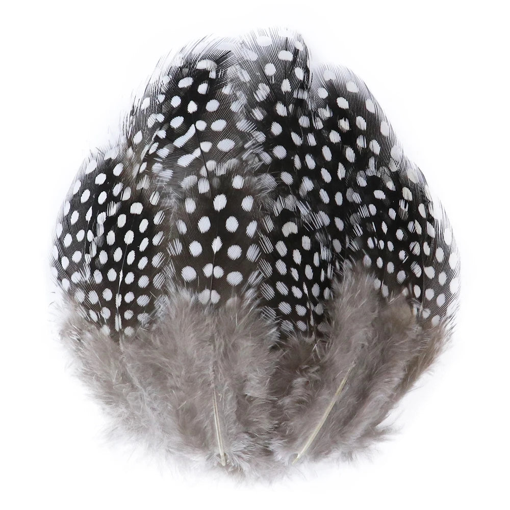 50-pack of small patterned feathers