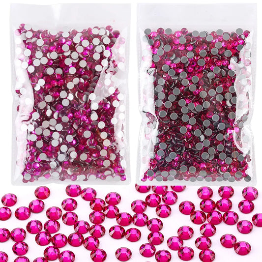 Strass stenar cerise