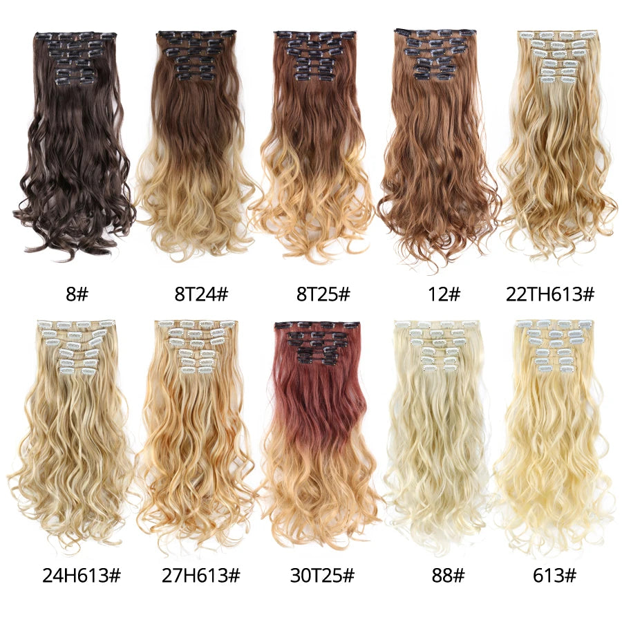 Hair extensions rakt/ lockigt