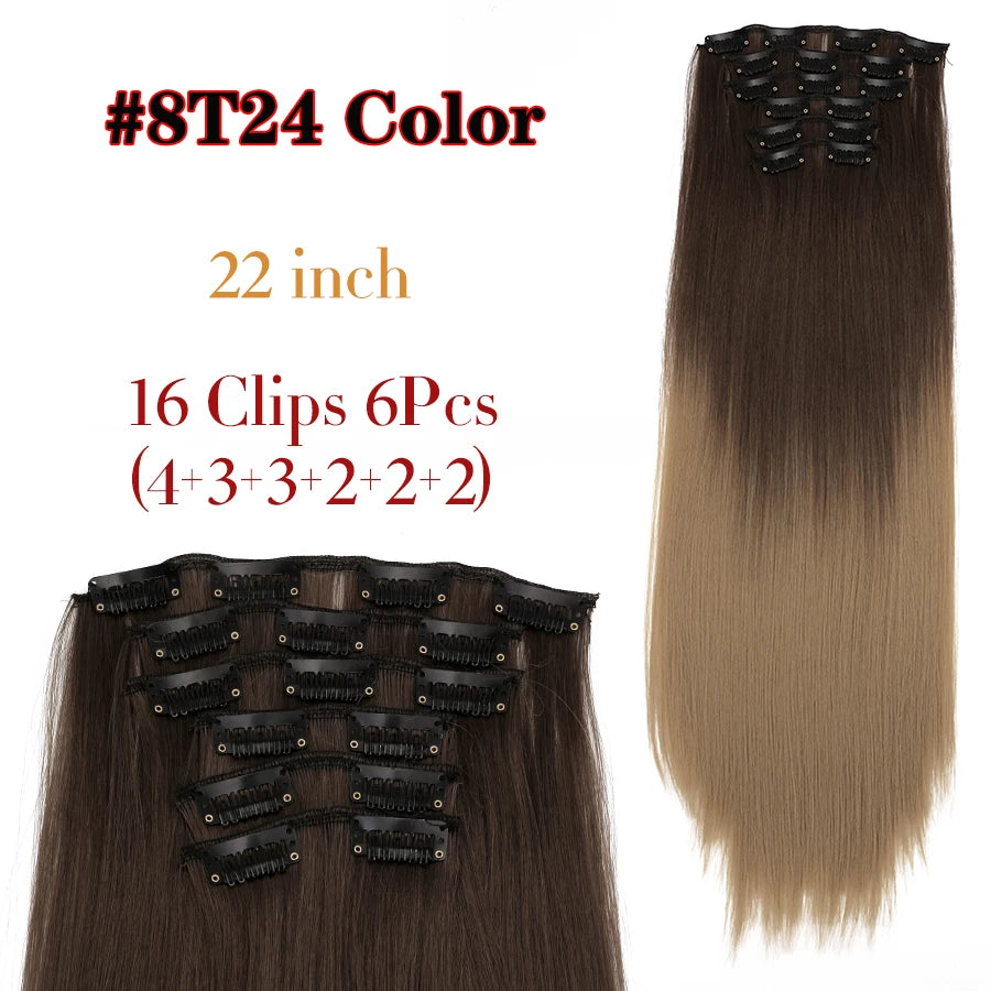 Hair extensions rakt/ lockigt