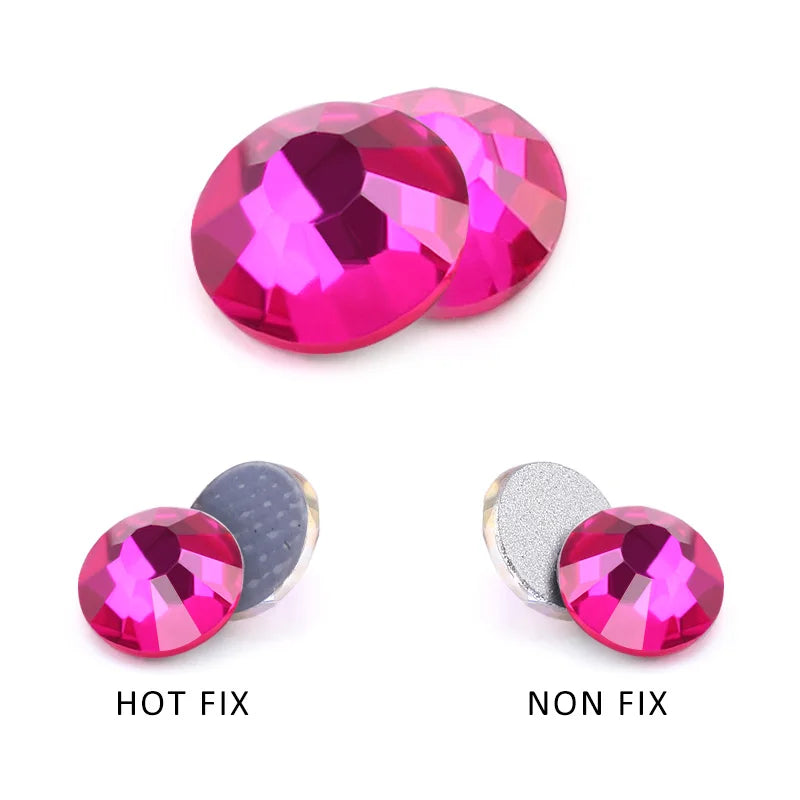 Strass stenar cerise