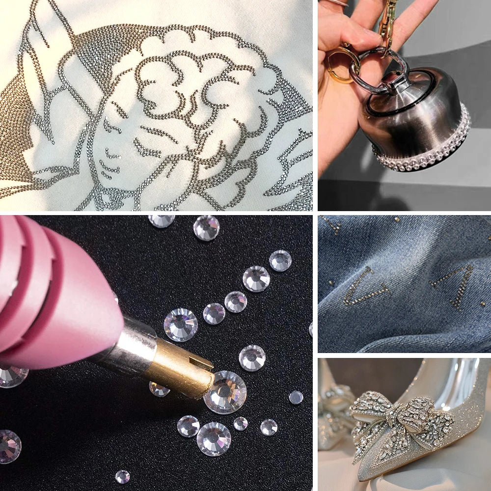 Rhinestone hot fix applikator