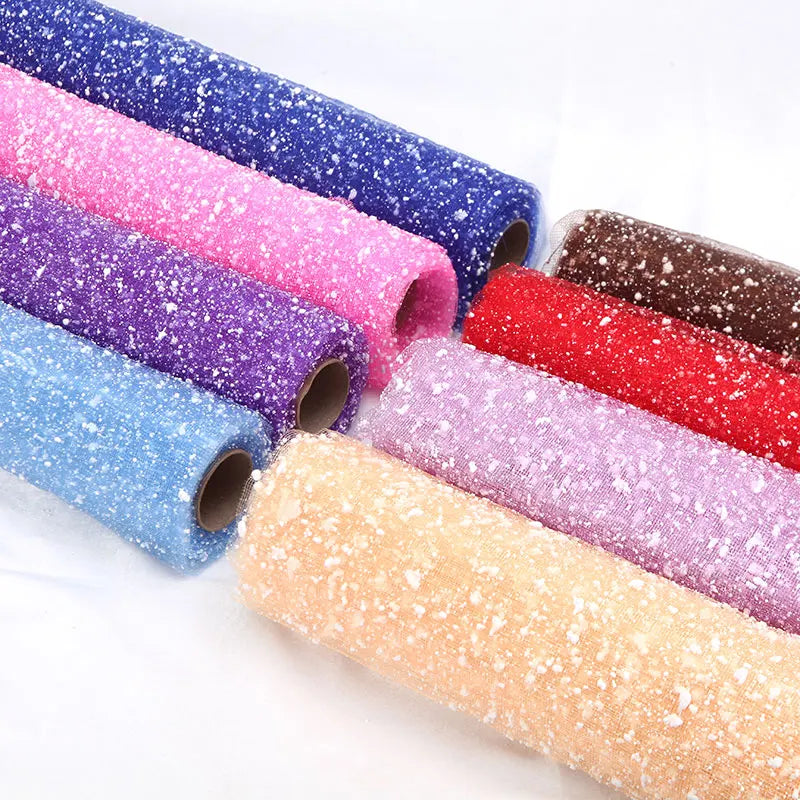 Glitter tyll tyg