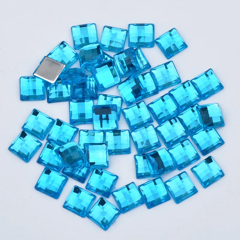 Square rhinestone tiles