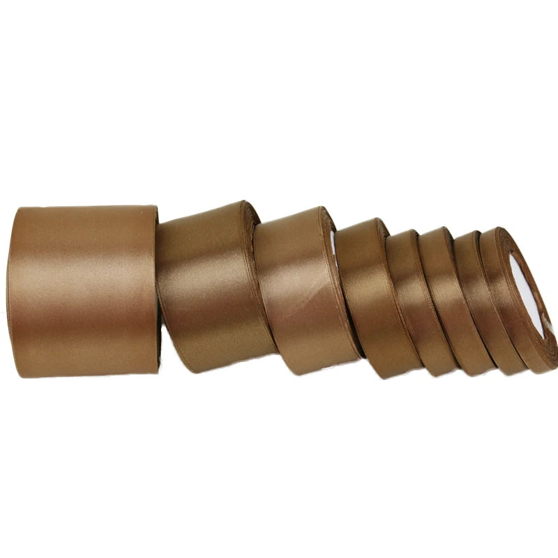 Satin ribbon Brown