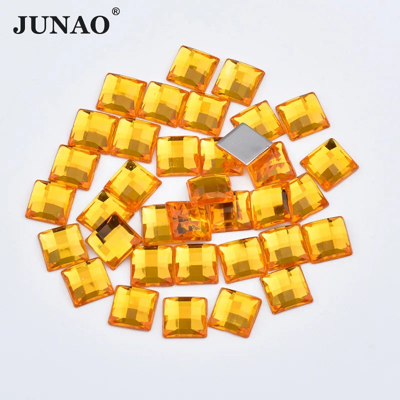 Square rhinestone tiles