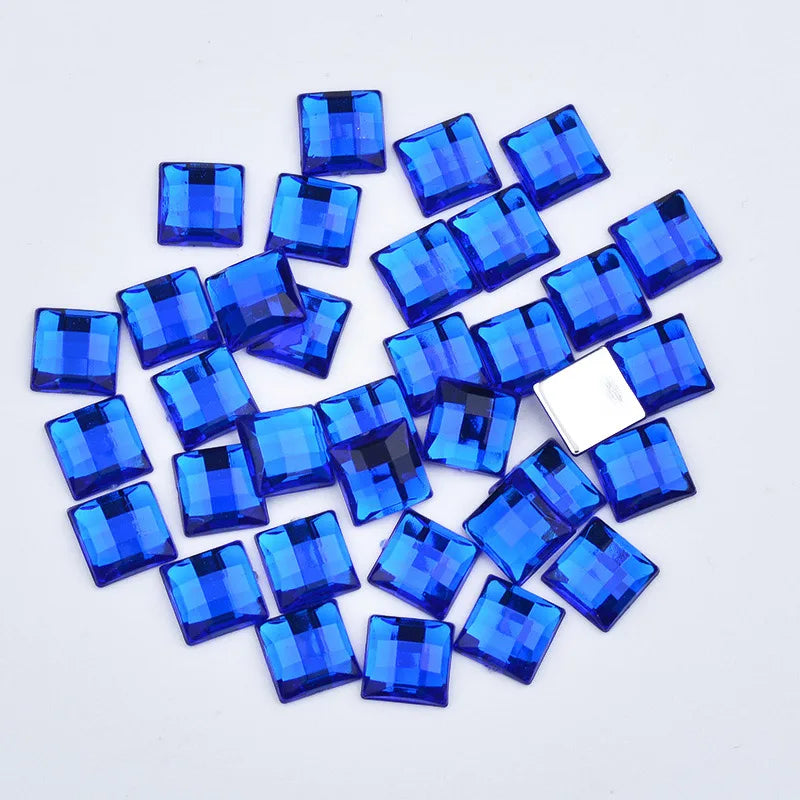 Square rhinestone tiles
