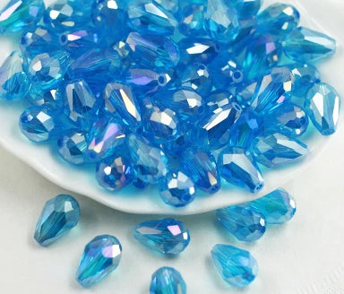 Glass drops 11x8mm
