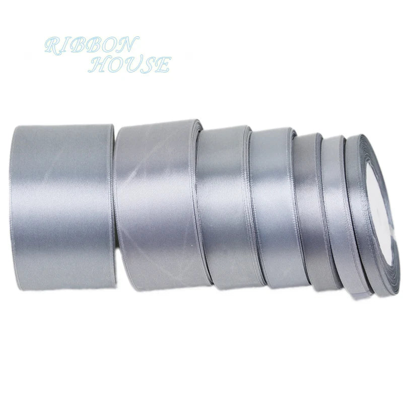 Satin Ribbon Grey