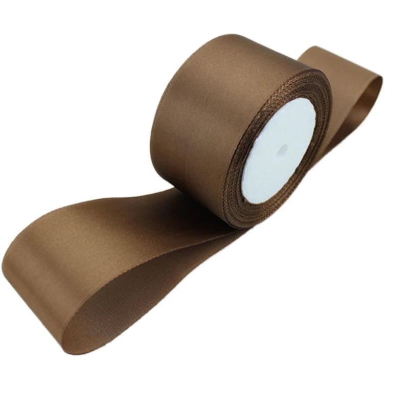Satin ribbon Brown