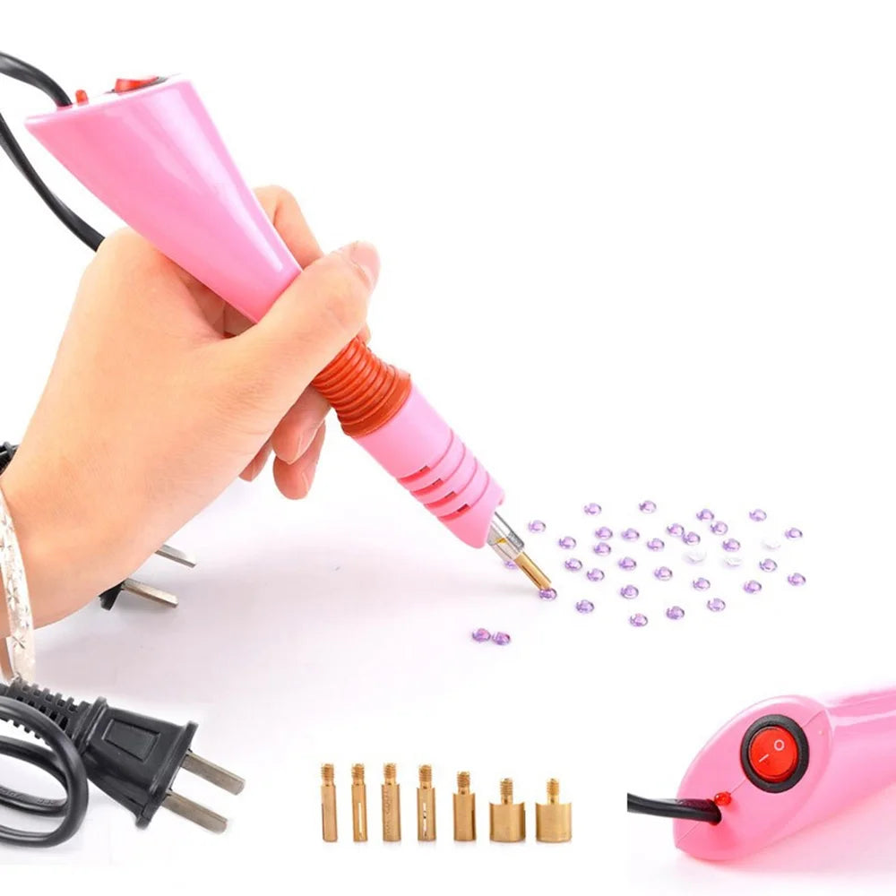 Rhinestone hot fix applikator