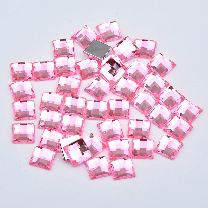 Square rhinestone tiles