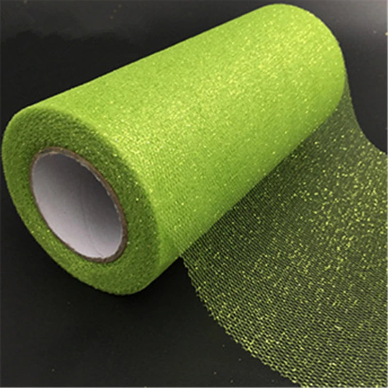 Tulle shiny fabric 22m