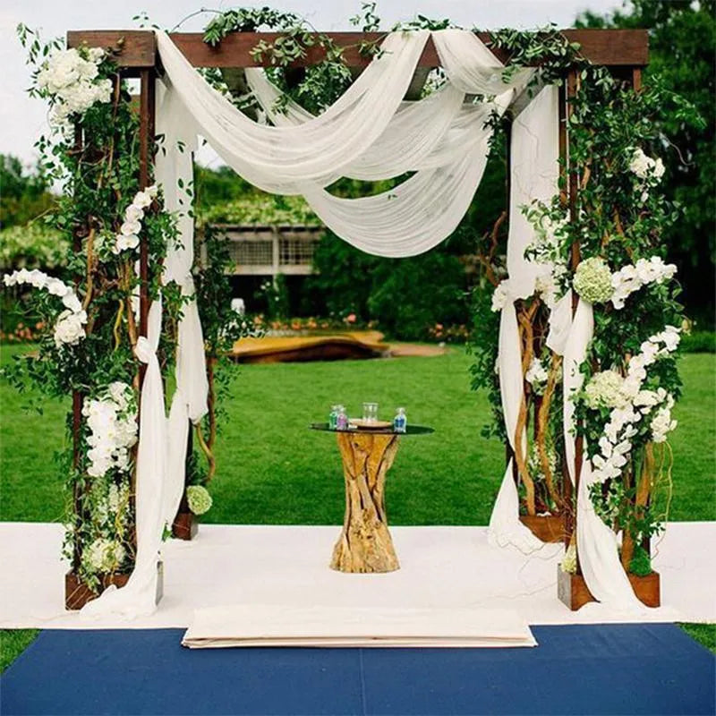 Organza tyg bredd 48-72cm 17st olika färg val.