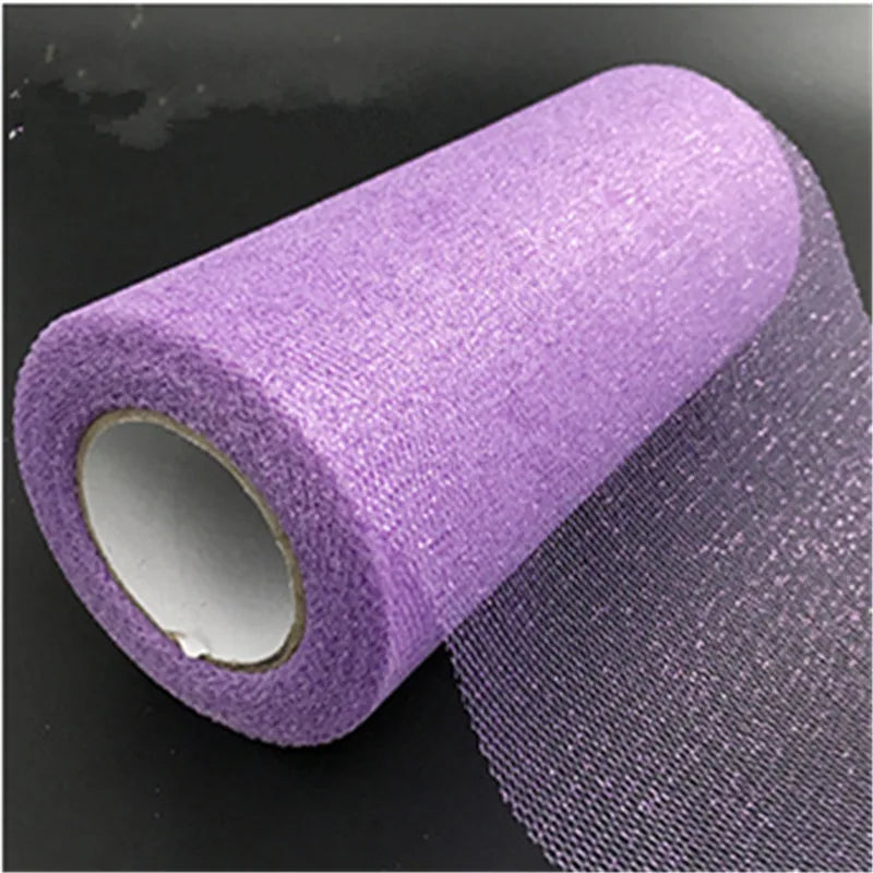 Tulle shiny fabric 22m