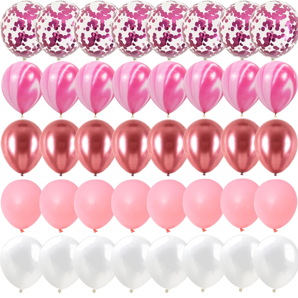 20-40st ballong paket olika färger