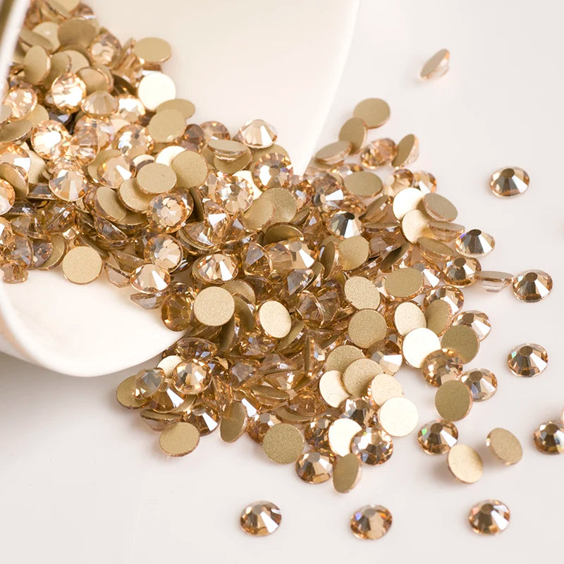 Rhinestones Golden