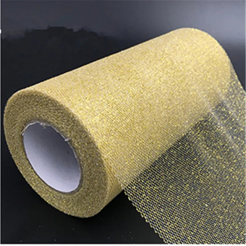 Tulle shiny fabric 22m