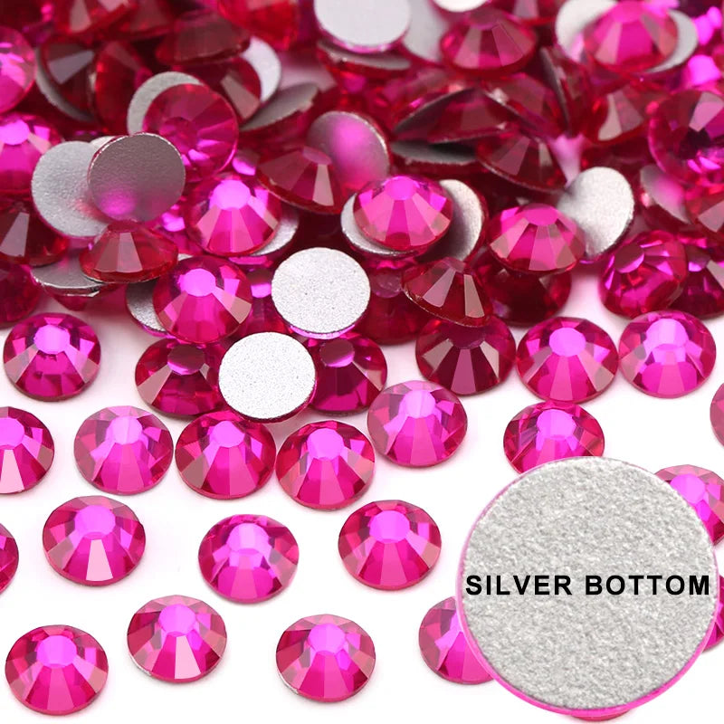 Strass stenar cerise