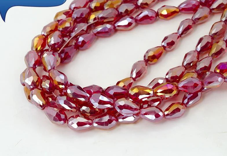 Glass drops 11x8mm