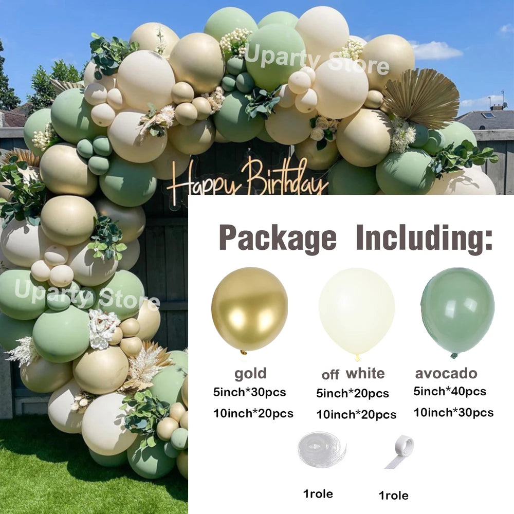 Mixade ballonger på 162st olika färger