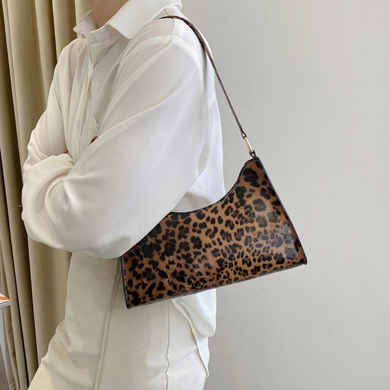 axelrem väska leopard ,ko mönster och zebra