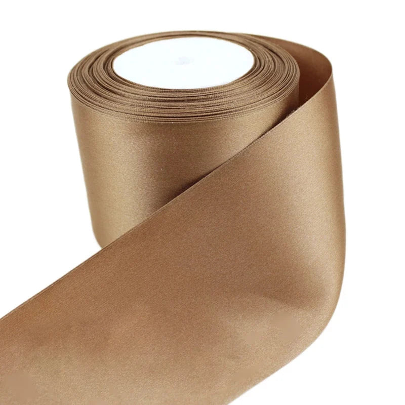 Satin ribbon Brown