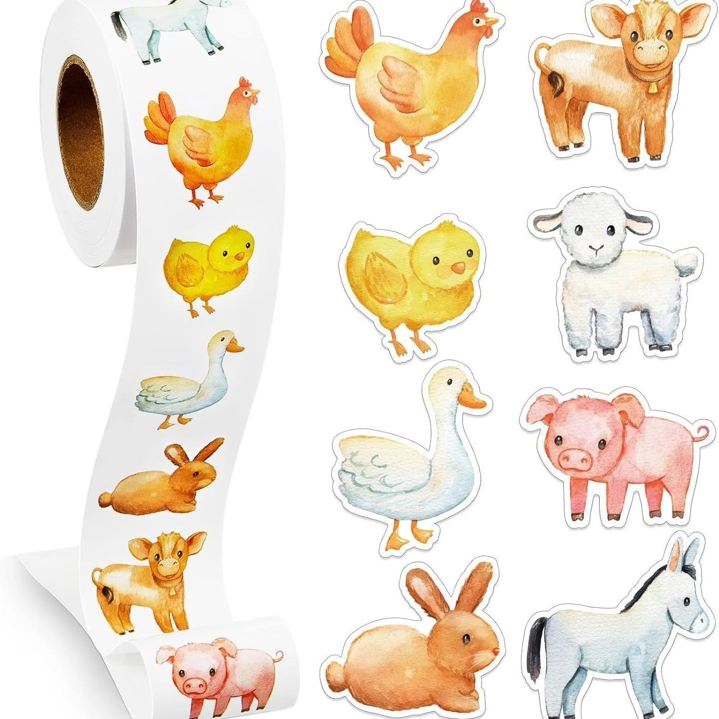 Stickers with butterflies