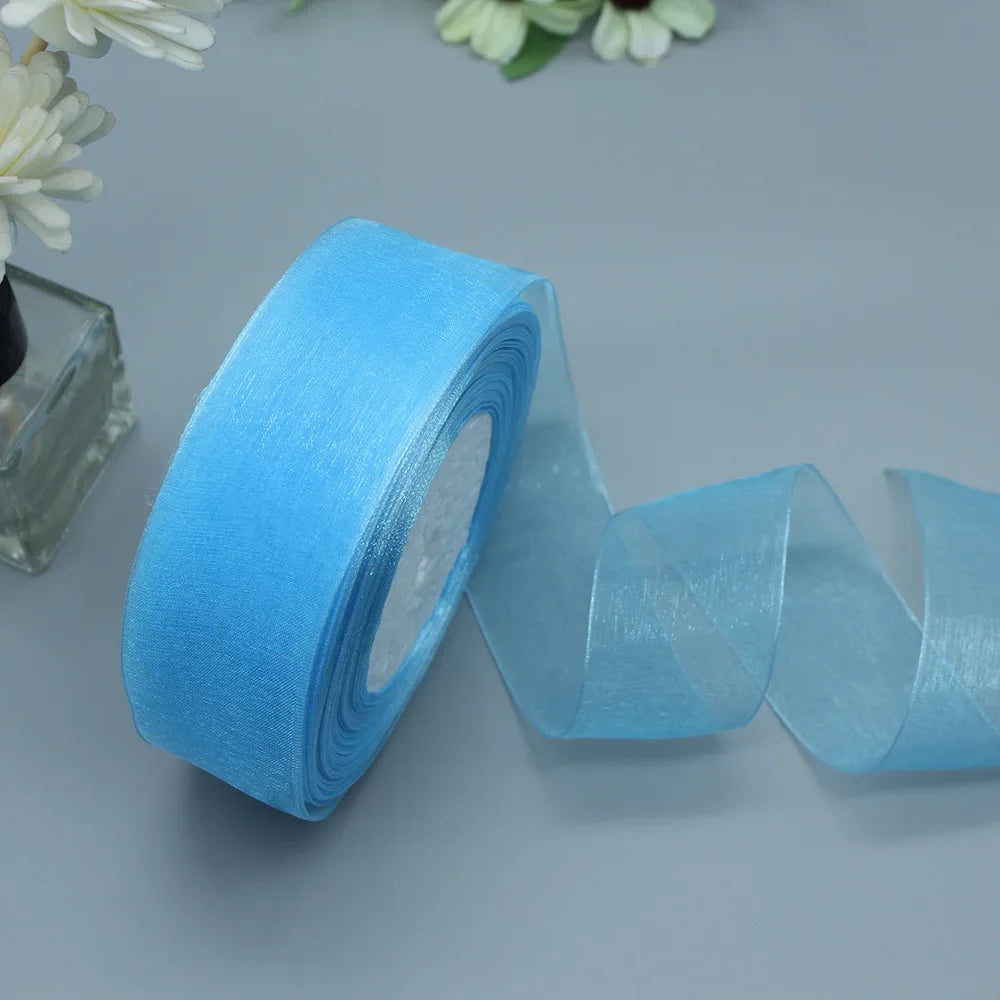 Stor rulle med Organza band