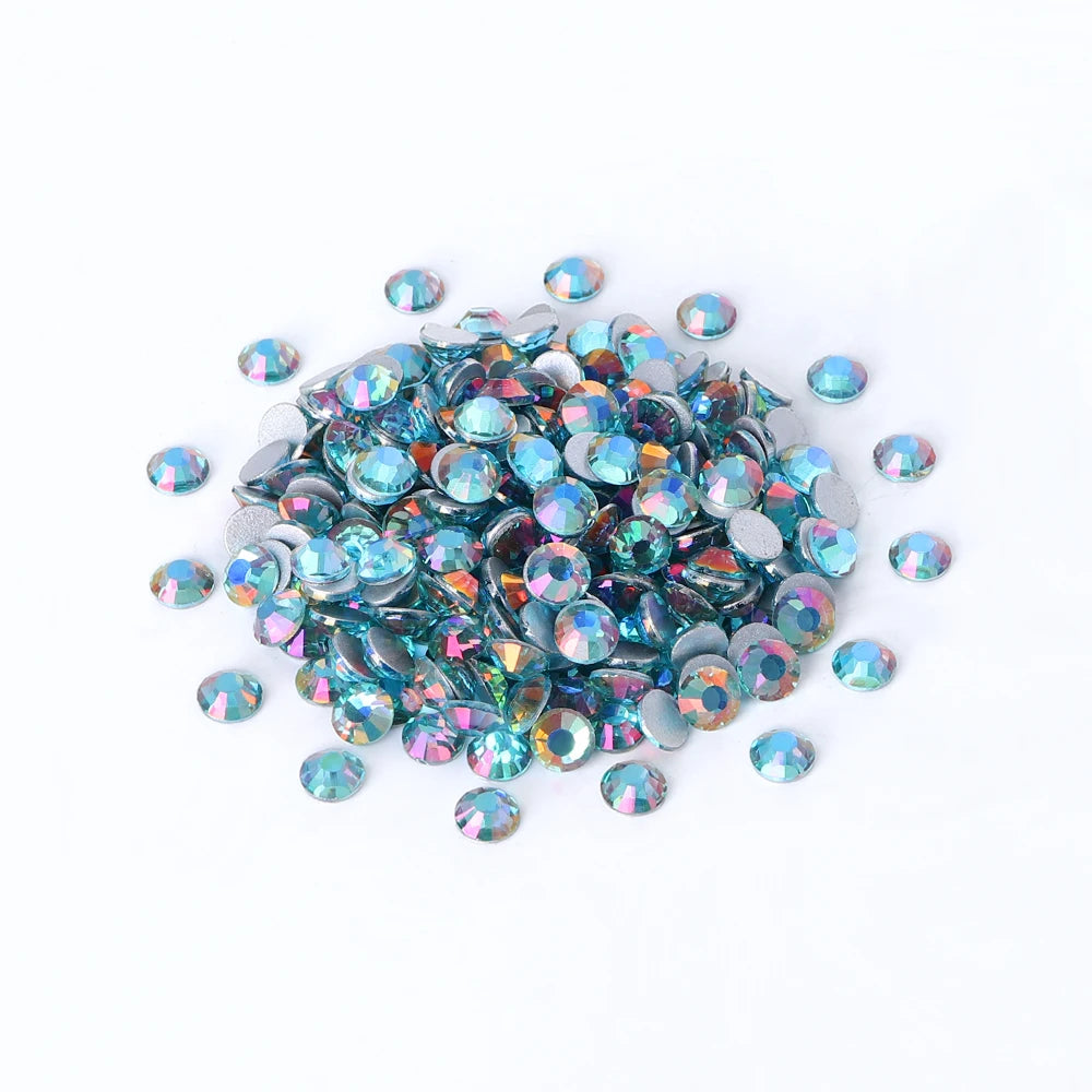 Strass stenar Aquamarine