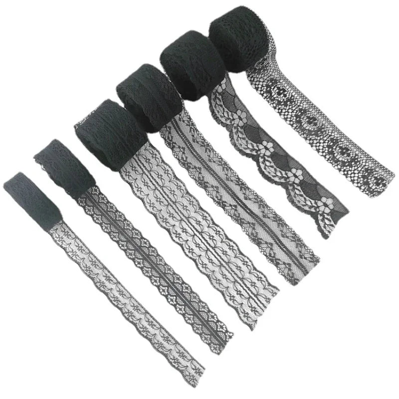 Black Lace Ribbons