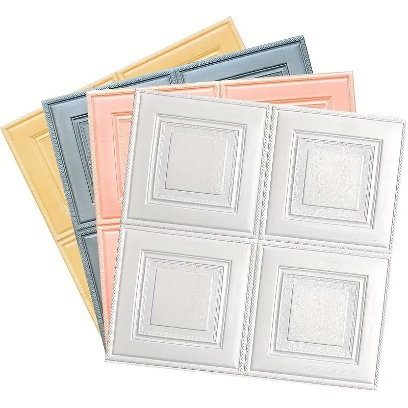 Självhäftande dekor plattor 70x70cm