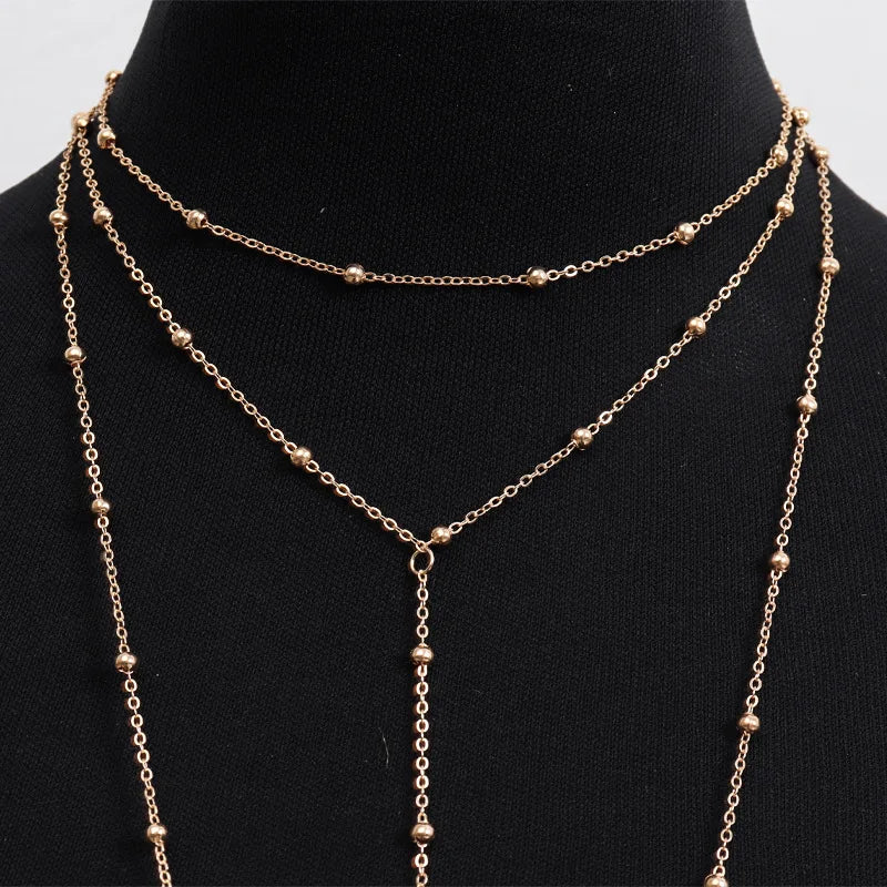 Thin body chain with small beads
