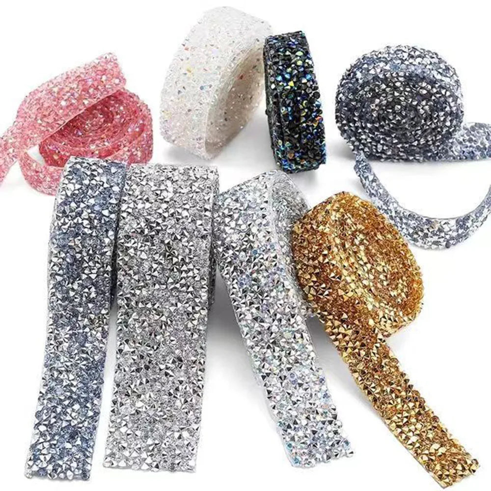 2cm bred strass tejp